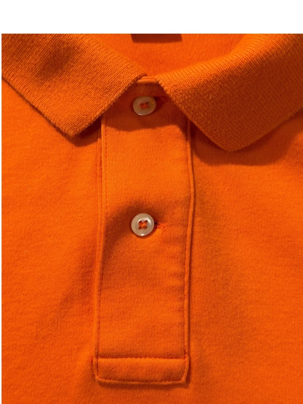 Polo Ralph Lauren Orange Yellow Pony Polo Shirt Men’s Large